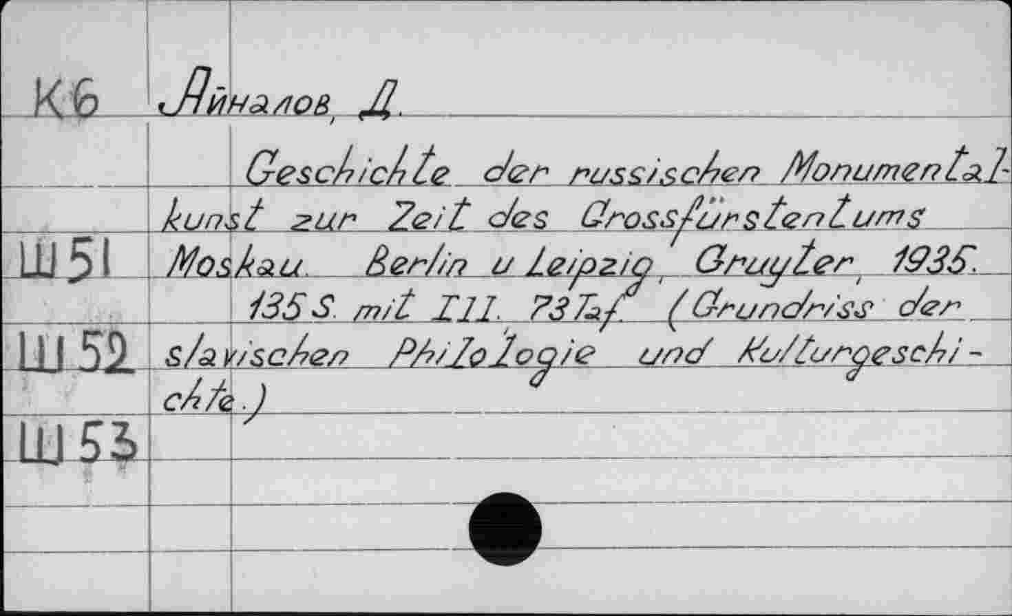 ﻿Kfe
Zć/zzl/ zur Zeit Ges Grosseur s ten tuns'___ Moskau___Ber/in и ke/pzioGruyter, 19355
І і35 S mit UI. 73 Тл/ / Grundr/w Ger